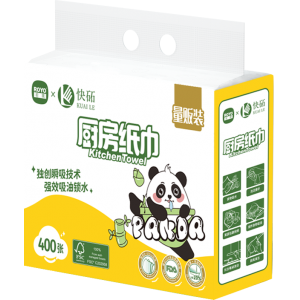若禺&快砳厨房系列双层挂式厨房纸巾400张/包