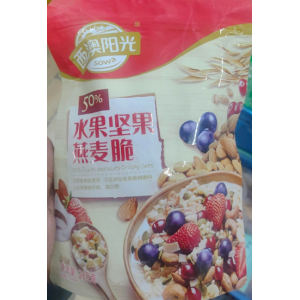 西澳阳光50%水果坚果燕麦脆200g