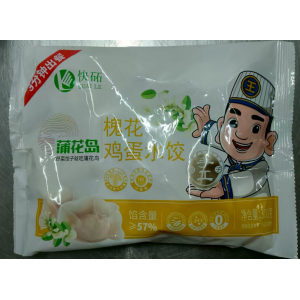 快砳槐花鸡蛋水饺300克