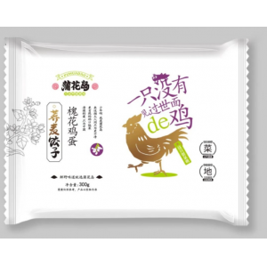蒲花岛荞麦槐花鸡蛋饺子300g