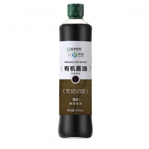 快砳应物薄盐有机酱油500ml/瓶