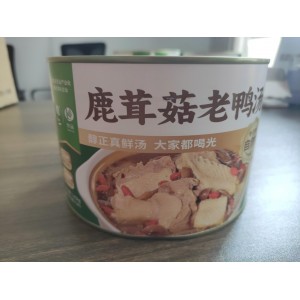 快砳鹿茸菇老鸭汤1650g