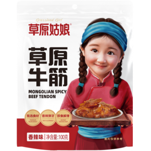 草原姑娘草原牛筋100g/袋-香辣味