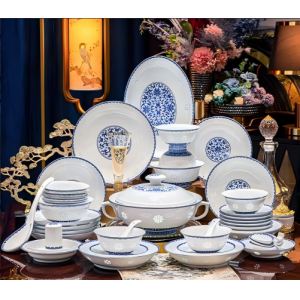 （青花禅悦/雪花玲）4人食18件套