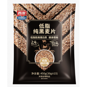 低脂纯黑麦片450g(30g*15)